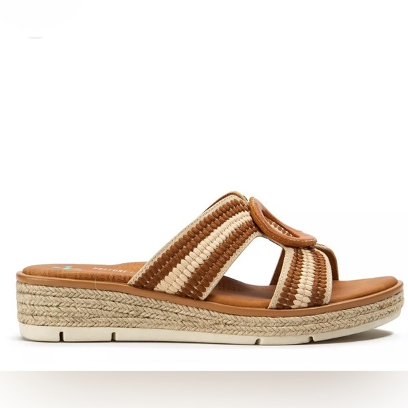 Baretraps Bliss Sandals Posture Plus Espadrille Platform Burnt Tan Size 7 - Picture 3 of 11